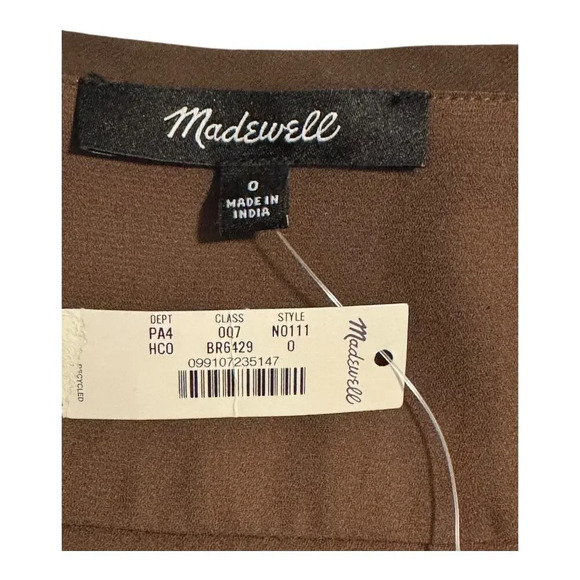 NEW Madewell Women’s Size 0 Hot Cocoa Sequin Slip Mini Dress NWT‎ Soldout Style! - Picture 5 of 8